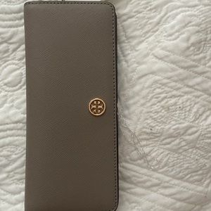 Tori Burch slim wallet.